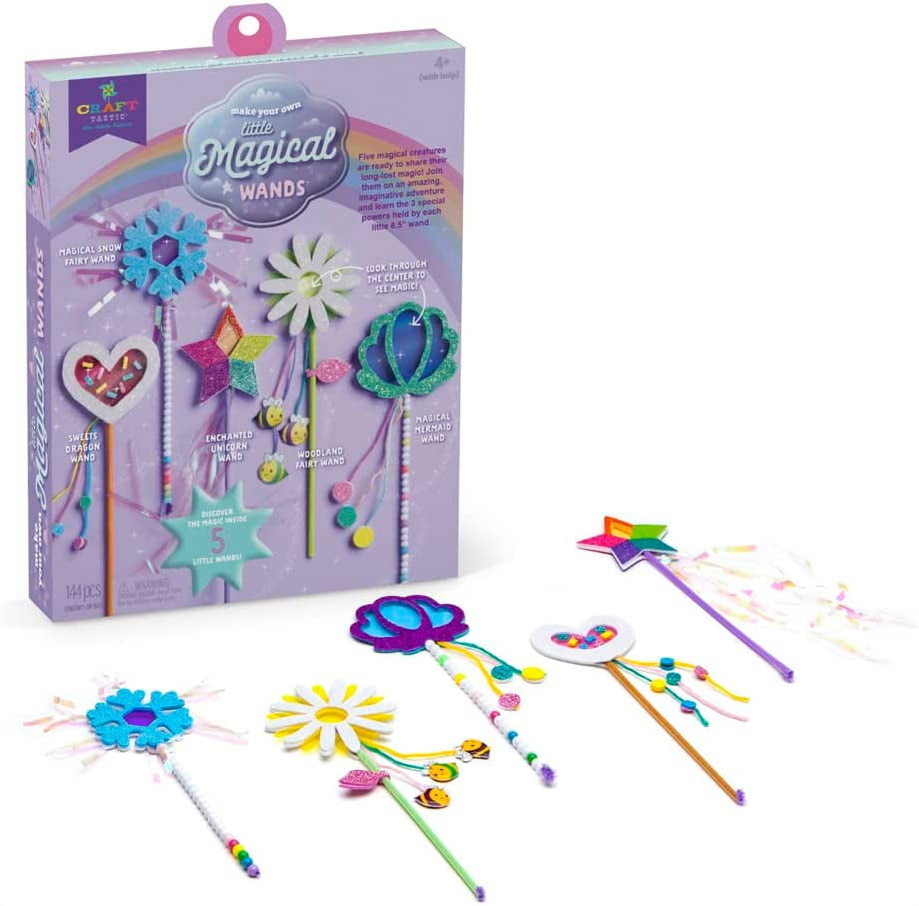 ibasenice 48 Pcs Children's Fairy Wands for Kids Toys for Children Kids  Painting Toy Girl Toys Kids Toys DIY Fairy Wands Puzzle Toy Kids Crafts  8-12