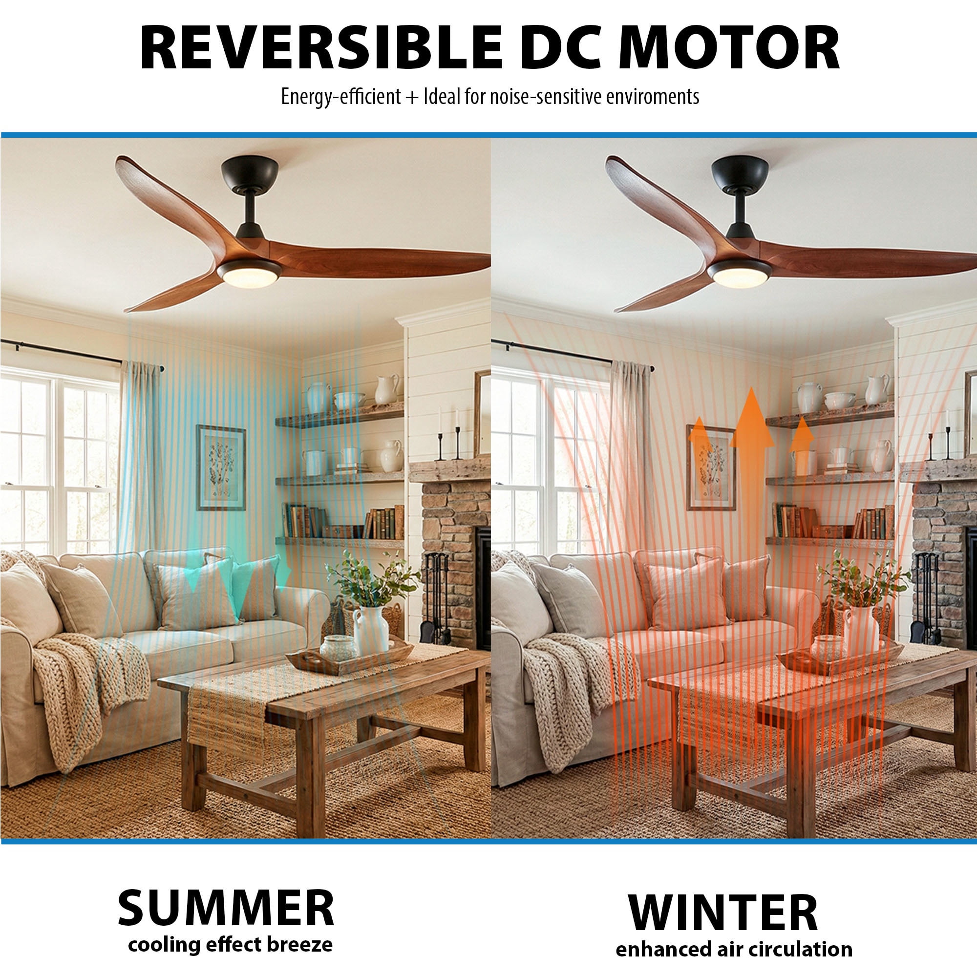 Better Homes & Gardens 52" Melinda Matte Black Indoor/Outdoor Downrod Ceiling Fan with Light Kit and Remote Control