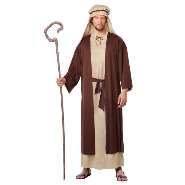 California Costumes Men's Saint Joseph Adult (Medium, Tan/Brown ...