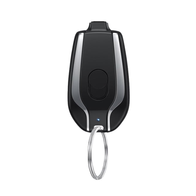 TQEHS Cargador de teléfono con llavero para iPhone, cargador portátil con llavero, cargador portátil con llavero, minicargador de emergencia de 1500 mAh para acampar, hacer senderismo y montañismo N1W