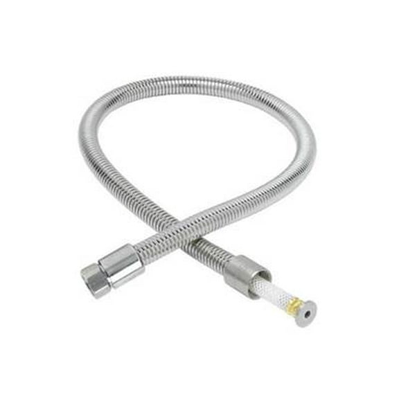 T&S Brass - 24'' Flexible Stainless Steel Hose, Less Handle