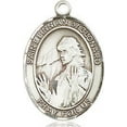 thumbnail image 3 of Extel Medium Oval Pewter St. Finnian of Clonard Medal, Made in USA, 3 of 10
