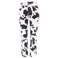 thumbnail image 5 of Qingpeng Womens Cow Print Jeans High Waisted Flare Bell Bottom Denim Pants Bootcut Skinny Trousers with Pockets, 5 of 7