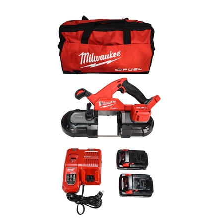 UPC: 0045242544424 | Milwaukee 18V Li-Ion Cordless Band Saw Kit with (2) 3.0 Ah Batteries  Charger  and Hard Case 2829-22