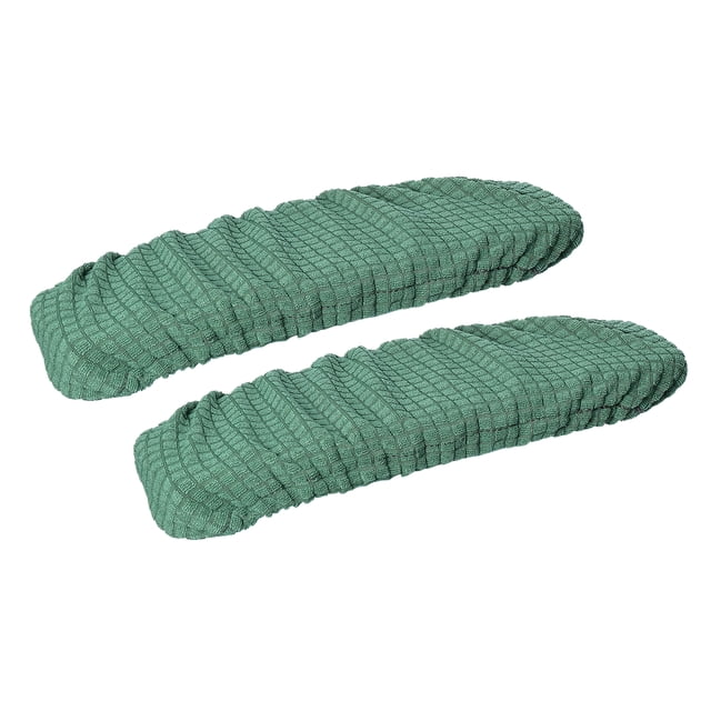 Unique Bargains 2pcs Office Chair Armrest Covers Gaming Chair Rotating Chair Arm Rest Covers Slipcovers Green