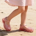 thumbnail image 5 of Gyujnb Girls Glitter Jelly Sandals Soft Sole Casual Footwear, Adjustable Strap Closed Toe Water Shoes (Toddler, Little Girls),5-5.5 Years, 5 of 8