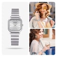 thumbnail image 2 of Womens Watch, Watches for Women with Elegant Stainless Steel Strap, Simple Design Adjustable Strap Gift for Women, 2 of 8