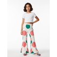 thumbnail image 3 of Girls Comfy-Fit Pants Stretch Fit Flared Flare Leggings Simple Trousers for Big Girls Age 6-13 Weekend Outfit, 3 of 6