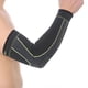 thumbnail image 3 of 2 coderas para tendinitis, manga de compresión para hombres y mujeres con tres bandas de silicona antideslizantes, protección de brazo de 20 a 30 mmhg para esguinces, dolor, artritis, codo de tenista Excelente Rendimiento, 3 of 5