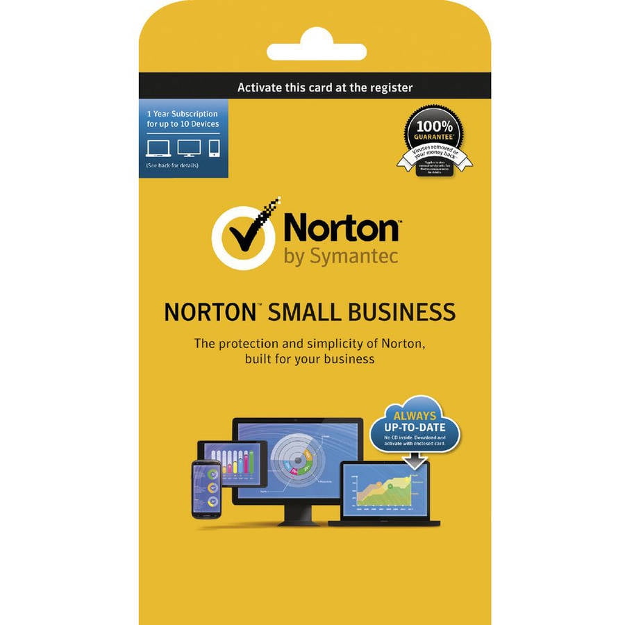 Symantec 21330174 Norton Small Business, 12 Months, 10 Devices (Email Delivery) by Symantec
