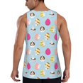 thumbnail image 6 of Rocae Happy Easter for Men's Workout Tank Top Men's Running Tank Top Dry Fit Athletic Workout Tank TopsLarge, 6 of 9