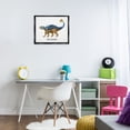 thumbnail image 4 of Stupell Industries Contemporary Ankylosaurus Dinosaur Learning Black Floating Frame Canvas Art, 21 x 17, by Brett Blumenthal, 4 of 8
