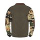 thumbnail image 4 of Blusas y camisas de manga larga con cuello redondo para hombre, talla grande, media cremallera, cuello redondo, estampado vintage de camuflaje, blusa de poliéster de manga larga para hombre, 4 of 4