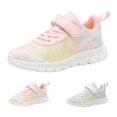 thumbnail image 4 of Otqutp Sneakers for Girls Lace Up Non-Slip Athletic Running Shoes Adjustable Strap Lightweight Breathable Tennis Shoes, 4 of 7