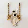 thumbnail image 4 of Decoraciones de Halloween, adornos de Halloween, regalos de Halloween, fantasma en columpio, divertido esqueleto columpio, decoración fantasma de Halloween, decoraciones fantasma, 4 of 5