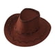 thumbnail image 4 of Sombrero de vaquero para niños, sombrero para niños, sombrero para el sol para niñas y niños, para acampar al aire libre Café profundo, 4 of 9