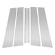 thumbnail image 1 of 6 Pcs Recorte de Ventana del Pilar de la Puerta del Automóvil Frontal Trasero Izquierdo Derecho para Mercedes-Benz M-Class 2012-2015 Sticker Antirrayaduras Cubierta de Pilares Tono Plateado Cromado, 1 of 6