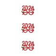 thumbnail image 3 of Redempat Stand Out In Style With 2024 Glasses Frame Party Supplies Included Universal Size Funny Shape Wide Applications red 3Set, 3 of 6