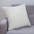 thumbnail image 1 of Decorative Cotton Knitted Pillow Case Cushion Cover Double-Cable Warm Throw Pillow Covers for Bed Couch 18x18 Inches Cream, 1 of 7