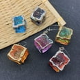 thumbnail image 4 of BNNG Natural Stone Pendant, Healing Crystal Quartz Chakra Gemstone Pendants Charms Bulk for DIY Necklace Jewelry Making Multicolor Solid Color Healing Stone Pendant DIY Earring Necklace Accessories, 4 of 5