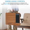 thumbnail image 3 of XINTM Mesa Para Laptop Ergon&oacute;mica, Escritorio Port&aacute;til para Laptop con Soporte Tel&eacute;fono, Alfombrilla, Tapizada Doble y Asas Transporte, para Port&aacute;tiles hast, 3 of 7