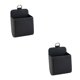 thumbnail image 4 of Sidaley Caja de almacenamiento ordenada para asiento trasero de ventilación de coche, funda para monedas de cuero PU, organizador de bolsillo, Negro 2piezas, 4 of 6