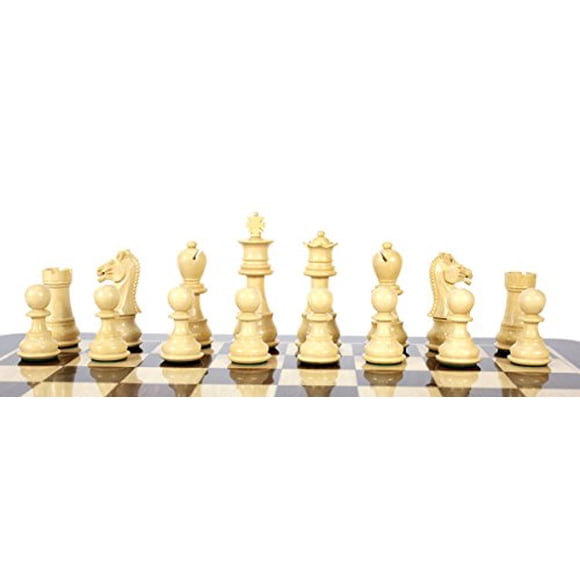 House of chess - Pièces d'Échecs Ébène / Buis Galaxie Staunton 3 Pouces (76 mm) + 2 Reines Supplémentaires - Triple Poids