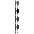 thumbnail image 4 of Ekena Millwork 94"H x 1/8"T Ozark Adjustable Acrylic Decorative Slat Wall Panel Kit, Black (contains 8 Slats + 1 Straight Edge Starter Slat), 4 of 11