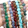 thumbnail image 4 of 10 12 14 16 20 mm Ágatas naturales en forma de corazón, cuarzo, jades, turquesas, hematita, cuentas espaciadoras sueltas para hacer joyas, pulseras DIY, 4 of 5