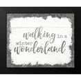 thumbnail image 2 of Louise, Gigi 24x20 Black Modern Framed Museum Art Print Titled - Winter Wonderland, 2 of 5