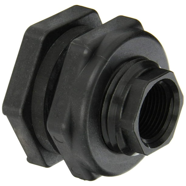 Banjo TF075 Polypropylene Bulkhead Tank Fitting, 3/4" NPT Female By