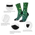 thumbnail image 4 of Balery Green Disco Lights Calcetas Largas con Estampado para Hombre y Mujer – Suaves y Transpirables, Talla Única (US 5-11), 4 of 6