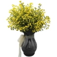 thumbnail image 2 of Artificial Greenery, Plastic Plants Fake Bell Grass Flowers Lifelike Patio Yard Corridor Indoor Outdoor Home Garden Balcony Party Pot Planter Filler Table Arrangement Decoration Purple 4 pcs, 2 of 5