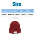 thumbnail image 3 of Dyfzdhu Men Women Outdoor Knitted Wool Hat Warm Sports Crown Melon Woolen, 3 of 5
