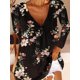 thumbnail image 3 of Guardurnaity Camiseta de mujer Camisa estampada de manga larga Blusa informal con cuello en V de otoño Prendas para la parte del cuerpo Negro 3XL Guardurnaity AP003521-06, 3 of 4