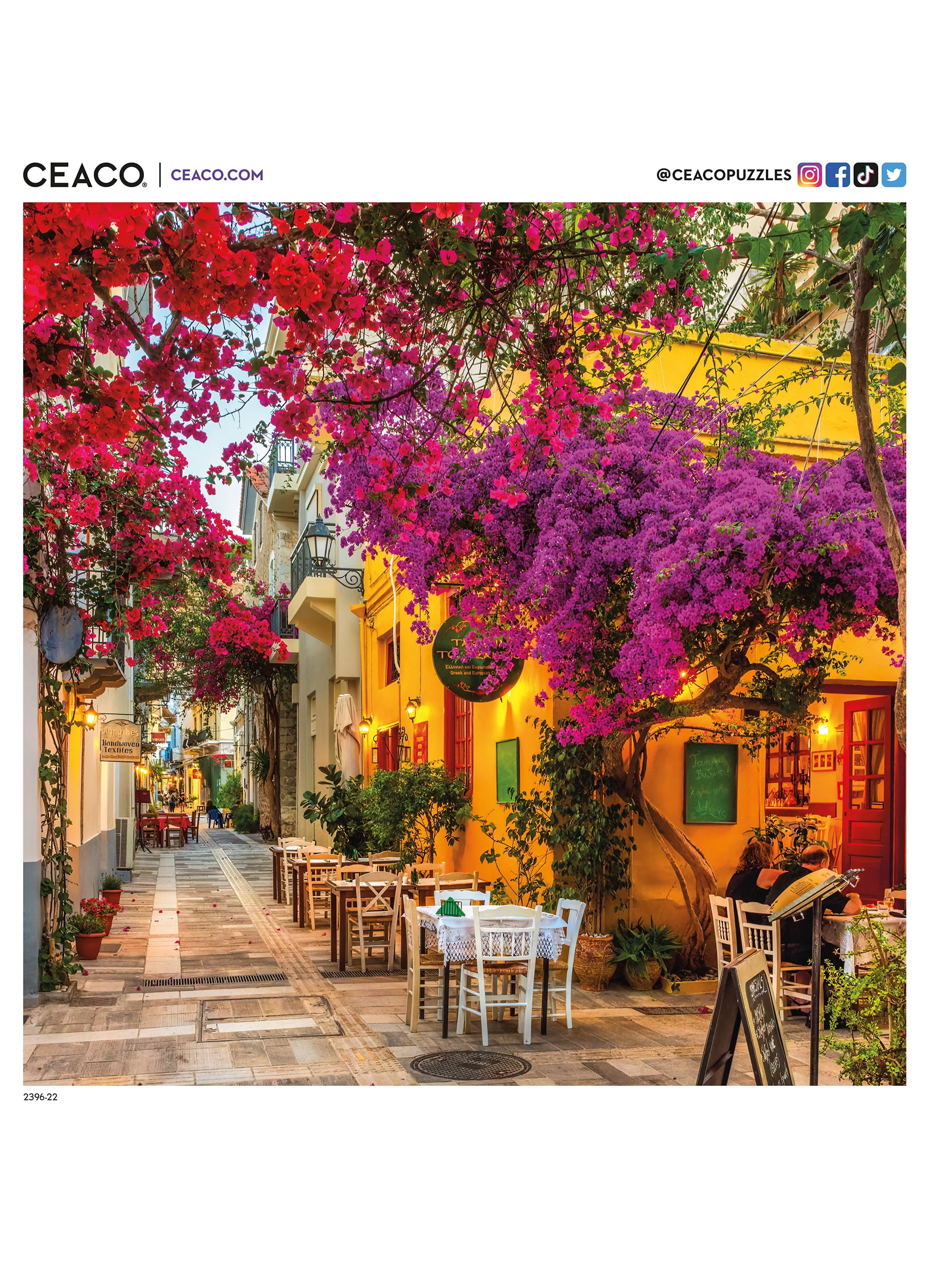 Ceaco 550-Piece Around the World Nafplio Greece Interlocking Jigsaw Puzzle