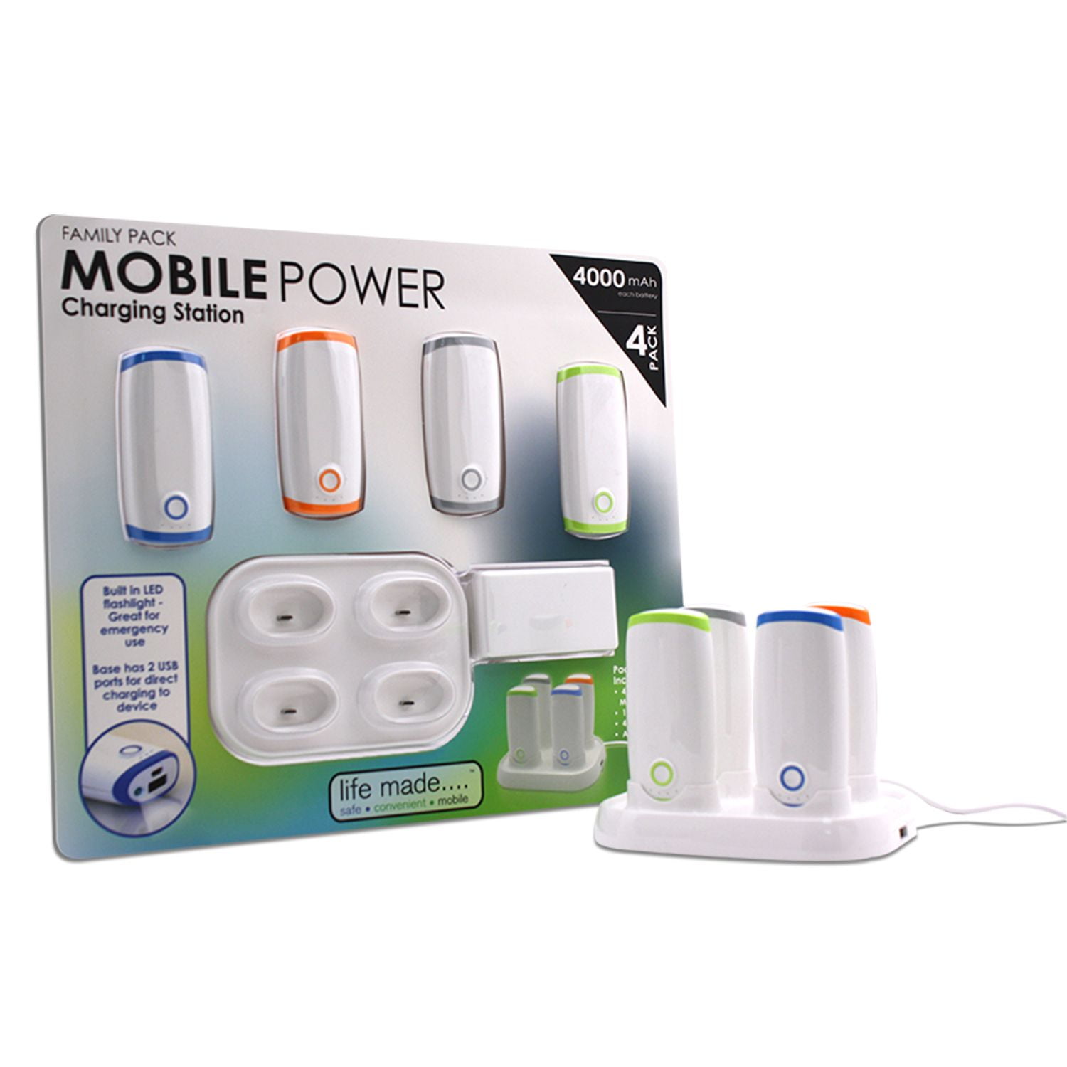 Family Charging Station life made family pack mobile power charging station - walmart Family Charging Station life made family pack mobile power charging station - walmart
