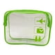 thumbnail image 5 of Bolsa de aseo transparente, bolsa de maquillaje, ligera, organizador de maquillaje, bolsa de playa Verde, 5 of 9