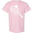 thumbnail image 3 of Inktastic Swinging Tennis Racket T-Shirt, 3 of 5