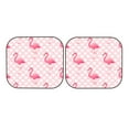 thumbnail image 7 of Fotbe Cute Flamingo with Heart 2-Piece Car Windshield Sun Shade | Sun Blocker for Car Windshield | Foldable Automotive Interior Accessories for Sun Protection-Medium, 7 of 7