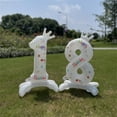 thumbnail image 1 of 32 Inches Standing Crown Number Balloons Wedding Party Birthday Decoration Foil Balloon Baby Shower Decorations Digital Balloon, 1 of 5