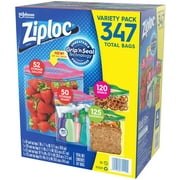 Ziploc Storage Bags, Various Sizes, 347 ct. ( 1 pack )