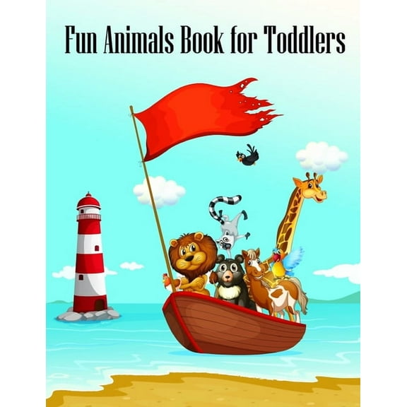 Funny Art: Fun Animals Book for Toddlers: coloring pages for adults relaxation with funny images to Relief Stress in Adults (Paperback)