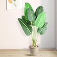 thumbnail image 2 of Yeshouse planta artificial ave del paraíso de 122 cm, árbol decorativo de hojas de plátano realistas, ideal para interiores y exteriores, perfecta para decorar dormitorios, salas, hogares y oficinas, 2 of 5