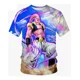 thumbnail image 1 of Camiseta Casual De Manga Corta Con Estampado 3d Majin Buu, 1 of 5