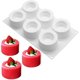 thumbnail image 1 of Molde de silicona de primera calidad para bizcochos Bundt antiadherente para hornear mousse, chocolate, galletas, magdalenas, pasteles, dulces, baby showers y fiestas de cumpleaños, 213 g/7,7 oz, 6, 1 of 5