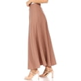 thumbnail image 3 of Women's Flowy Maxi Skirt with High Waist and A-Line Silhouette, 3 of 7