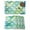 Green, variant on Easter Placemats Set of 8 Spring Rabbit Silhouette Colorful Rainbow Graffiti Place Mats Indoor Wipeable Table Mats Washable Dining Table Placemats for Kitchen Holiday Party Home Decor 13x19 Inch