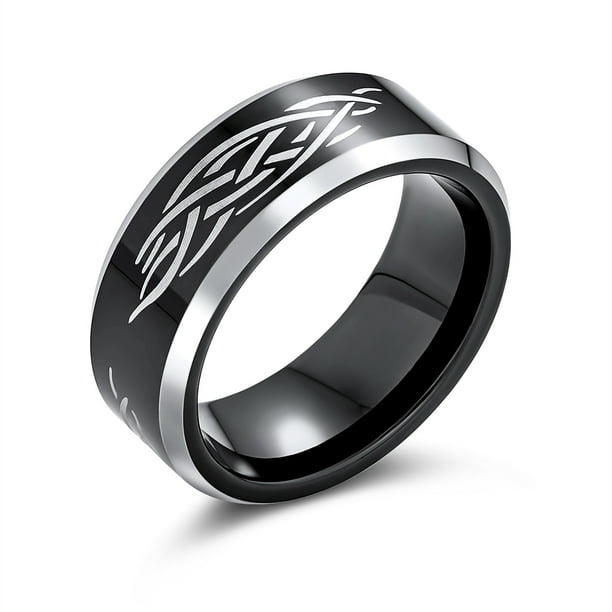 Bling Jewelry Laser Etched Catholic Religious Black Christ Thorn