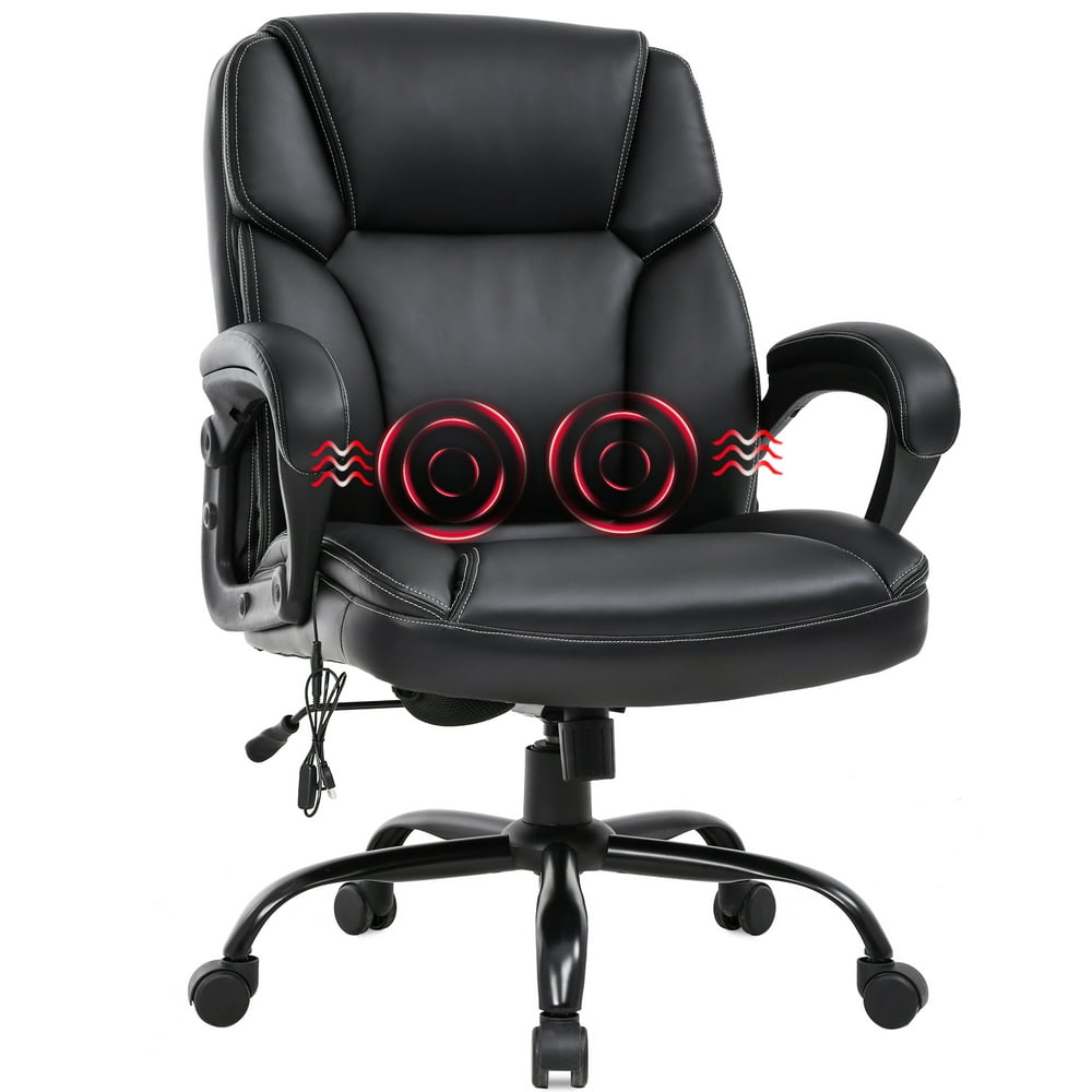 BestOffice Manager's Chair with Lumbar Support & Swivel, 400 lb